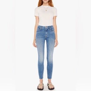 Mother The Looker Mid Rise Skinny Jeans 32